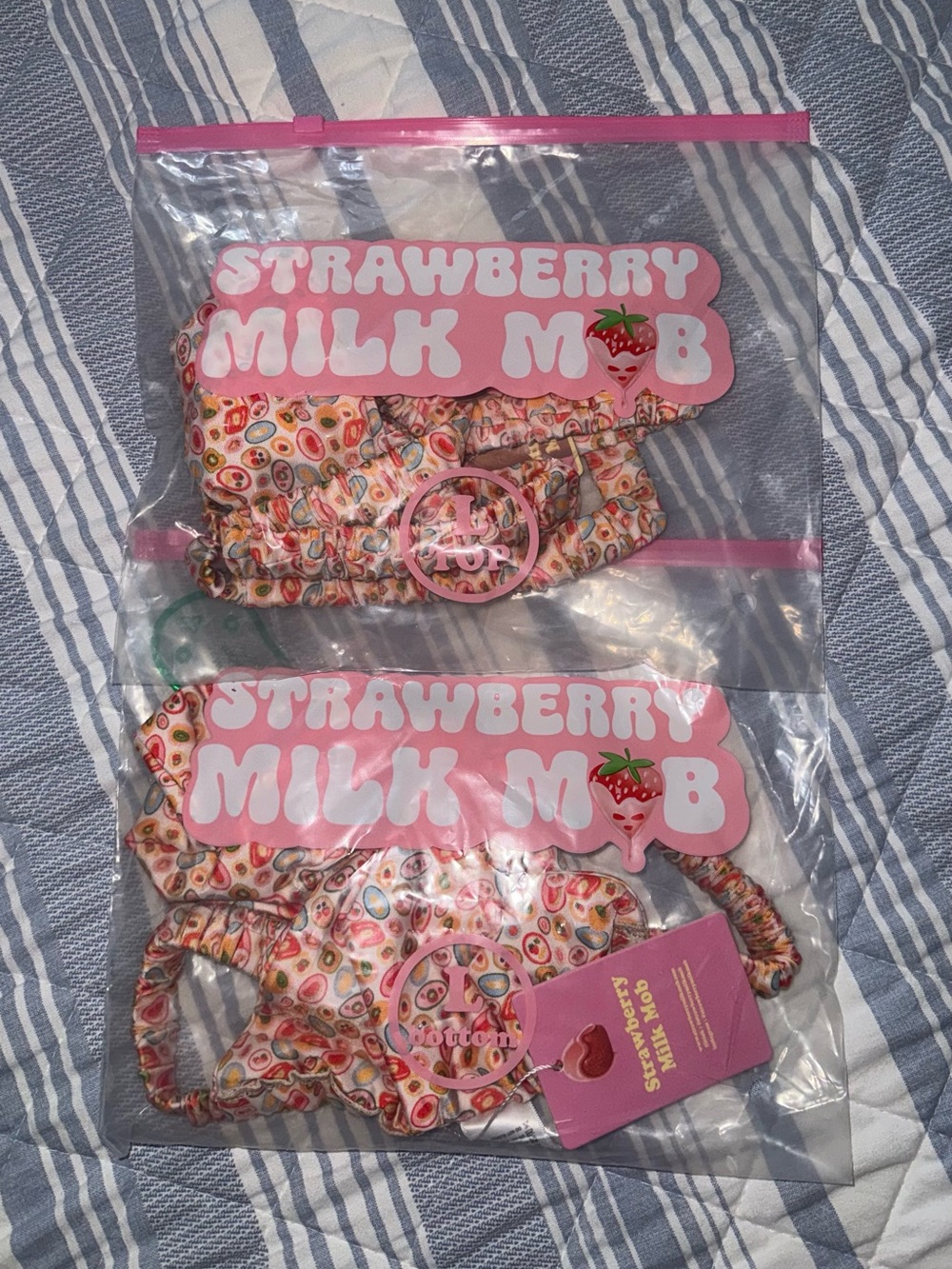 Brand New Strawberry Milk Mob Bikini